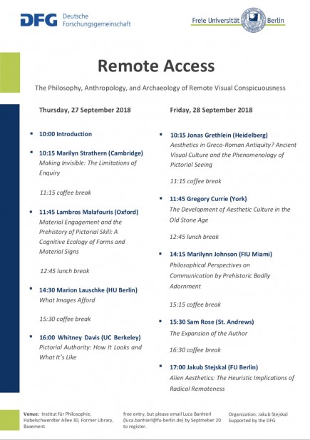 Remote Access Programm_Abstracts